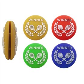 G-Lueck Winner Lot de 4 amortisseurs de vibrations pour tennis (mix)