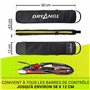 Sac pour Barre de Kitesurf de Protection et de Rangement avec Fermeture éclair Extra Longue et Insert en Maille Respirante | Hou