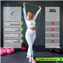 HAAIEN Barre de Pilates avec Bandes rsistance Appareil Fitness Multifonction pour la Maison Sport Un entranement Efficace Tout L