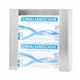 INOGS Support mural pour gants (pour 2 boîtes) - Porte-gants en acier inoxydable - Support pour gants jetables - Distributeur de
