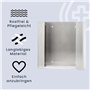 INOGS Support mural pour gants (pour 2 boîtes) - Porte-gants en acier inoxydable - Support pour gants jetables - Distributeur de