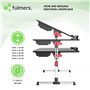 Fulmers Table pour ordinateur portable réglable en hauteur avec 5 niveaux – Table pour tablette et ordinateur portable pliable a
