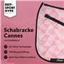 Cannes Tapis de selle de qualité supérieure ✓ Technologie Air-Mesh ✓ Rembourrage 70 % bambou et 30 % polyester ✓ Fermeture Velcr