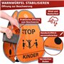 AGR Living® Attention enfants - Cube d'avertissement - 65 x 45 x 45 cm - Pour une sécurité maximale - Panneau d'avertissement po
