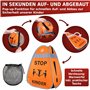 AGR Living® Attention enfants - Cube d'avertissement - 65 x 45 x 45 cm - Pour une sécurité maximale - Panneau d'avertissement po