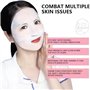 Masque de collagène bio avec logo défini par l'utilisateur - Hydratant pour dormir la nuit - Masque facial profond - Collagène a