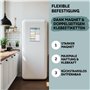 WUNI Accessoires Airfryer - Guide magnétique avec température, durée et quantité - Livre de cuisine allemand Airfyer - Accessoir