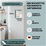 WUNI Accessoires Airfryer - Guide magnétique avec température, durée et quantité - Livre de cuisine allemand Airfyer - Accessoir
