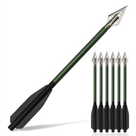 HOME WOODS Crossbow Flèches d'arbalète avec Pointes de Chasse 50 à 80 LBS pour la Chasse Arbalète Pistolet Boulon d'arbalète Cib