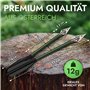 HOME WOODS Crossbow Flèches d'arbalète avec Pointes de Chasse 50 à 80 LBS pour la Chasse Arbalète Pistolet Boulon d'arbalète Cib