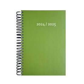 Calendrier 2022 épais – TAUPE – Reliure spirale – Une page par jour – Agenda personnel – Agenda de bureau – Agenda de projet - E