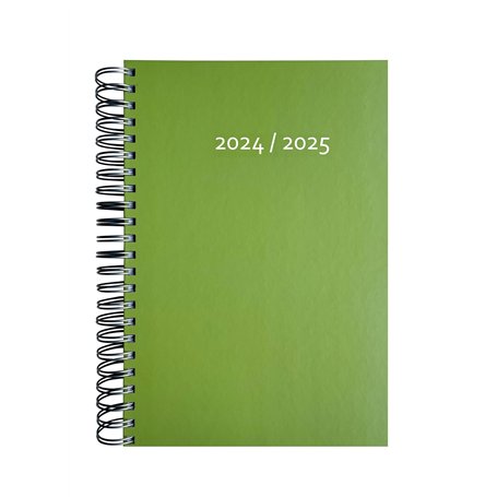 Calendrier 2022 épais – TAUPE – Reliure spirale – Une page par jour – Agenda personnel – Agenda de bureau – Agenda de projet - E