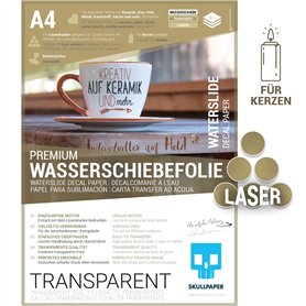 SKULLPAPER® Papier décalcomanie à eau ultra fin pour imprimantes laser