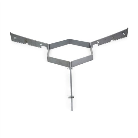 Grillrost.com Das Original Support pour toutes les plaques de cuisson de 80 cm – Suffisamment d'air et un maintien sûr