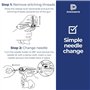 Pokornys - Pistolet à étiqueter Banok 503S Standard en set avec 5 aiguilles de rechange - Etiquetage de prix sur les tissus text