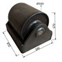 Roue pour Benne en Acier Brut