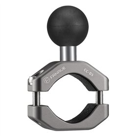 FANAUE Base de montage en U pour guidon en alliage d'aluminium avec boule en TPU de 1"