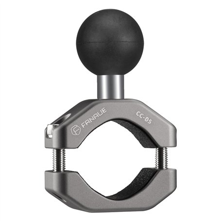 FANAUE Base de montage en U pour guidon en alliage d'aluminium avec boule en TPU de 1"
