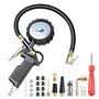 VSSHE Numérique Manomètre Pression Pneu 220 PSI Haute Précis Multifonctionnel Jauge de Pression des Pneus Numérique avec 24 Acce