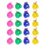 JOINPAYA Castagnettes Musicales Colorées 20 Pièces: Castagnettes À Percussion Castagnettes À Doigt En Plastique Instrument De Pe