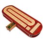 Palm Royal Handicrafts Crivage en bois à 4 voies avec bois de sang et bois d'érable Rangement disponible