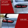 UJNVDXZE Ensemble Feux Arrière pour Mitsubishi Lancer Evo 2008-2017,Clignotants Voiture Feux Signalisation Stop Lampe Arrière Co