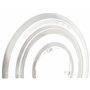 Shimano -2092134500 Disque de Protection pour Rayons de Rayons pour Adulte Blanc Taille Unique