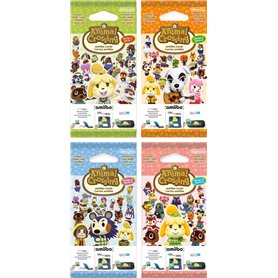 Nintendo Animal Crossing Amiibo Cartes – Série 1–4 – Lot de 4 – 12 cartes au total