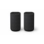 Sony SA-RS5 - Enceintes arrière Satellites sans Fil avec Batterie intégrée, Noir (Compatible avec Serie A)