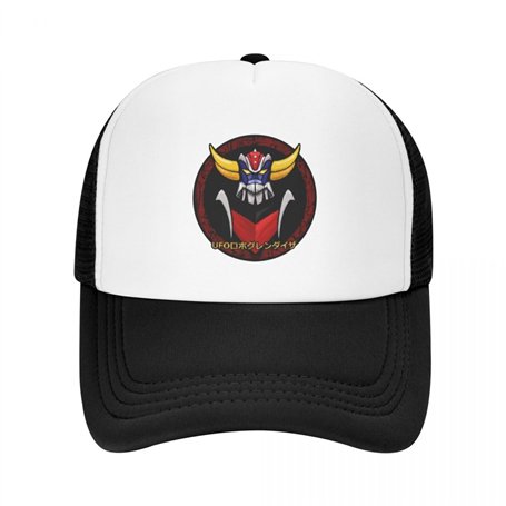 ZTQTQZZ Casquette de Baseball en Maille UFO Robot Goldorak personnalisée Chapeau drôle Chapeau Occidental Casquettes pour Femmes