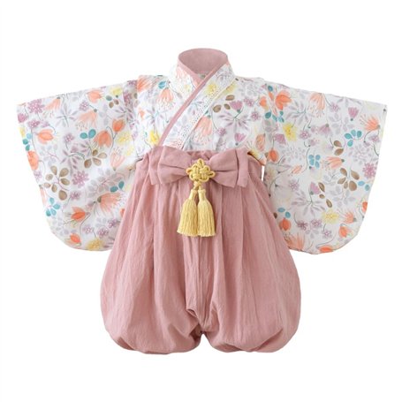 Regalo Baby Hakama - 2 pièces - 70 à 90 cm - Barboteuse pour filles
