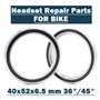 MYOBU Casque for vélo Roulements for cartouche scellée 52 * 40 * 6.5mm 36/45 degré en acier léger en acier léger inférieur infér