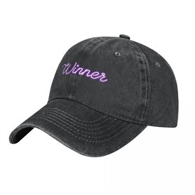 ZTQTQZZ Casquette de Baseball lavée Enseigne au néon gagnante Chapeau de Plage Chapeau de Golf Rave Homme pour Le Soleil Vêtemen