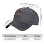 ZTQTQZZ Casquette de Baseball lavée rétro pour Hommes et Femmes visière de Protection Snapback Dessin animé Mafalda