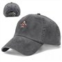 ZTQTQZZ Casquette de Baseball lavée rétro pour Hommes et Femmes visière de Protection Snapback Dessin animé Mafalda