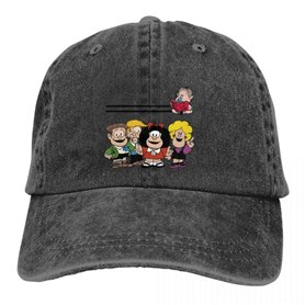 ZTQTQZZ Casquette de Baseball lavée Friends pour Hommes et Femmes visière de Protection Snapback Mafalda Dessin animé