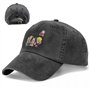 ZTQTQZZ Casquette de Baseball lavée Friends pour Hommes et Femmes visière de Protection Snapback Mafalda Dessin animé