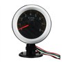 GLBMLMTHZP 2 Pouces 52mm 0-8000 RPM Tacho Tacho Tachym Tachymètre Fibre de Carbone Visage Jaune DIRIGÉ Compte-Tours de Voiture
