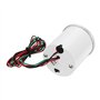 GLBMLMTHZP 2 Pouces 52mm 0-8000 RPM Tacho Tacho Tachym Tachymètre Fibre de Carbone Visage Jaune DIRIGÉ Compte-Tours de Voiture