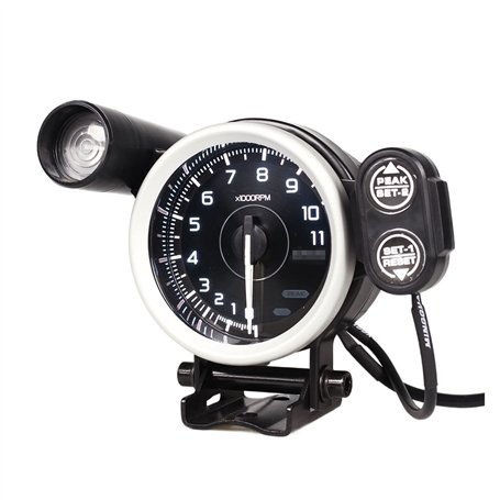 GLBMLMTHZP Tachymètre AD1 A1 0-1100 0RPM Jauge DF15501 Compte-Tours de Voiture