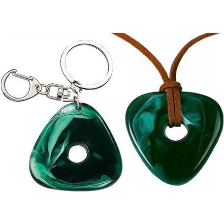 Hao Wu Xuan Lot de 2 colliers Coralin et la porte secrète de dessin animé Coralines Film Porte-clés Collier Coralines Pierres pr