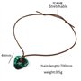 Hao Wu Xuan Lot de 2 colliers Coralin et la porte secrète de dessin animé Coralines Film Porte-clés Collier Coralines Pierres pr