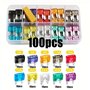 Assortiment de Fusibles Lames de Voiture Moto Camion Remplacement Accessoi