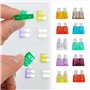 FKLJRRD 100PCS Fusibles Auto pour Volvo S60 2018-2023,Assortiment de Fusibles Lames de Voiture Moto Camion Remplacement Accessoi