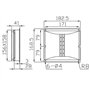 AVATUPRPTC 1pieces Rt2h-a Impédé de Tweeter Ultra-Mince à l'épreuve de Bande 8 Ohmm Pmax 60W Unité de Haut-Parleur métallique Co
