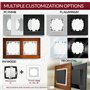 WESA PJ-43-B Prise intermédiaire murale standard pour télévision, installation facile avec choix de différents designs, sans cad