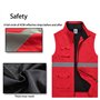 MekUk Homme Gilet de Pêche Veste Les vêtements de Travail Multi-Poches Multi-Poches Gilet Outillage pour Photographie en Plein A