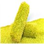 MOZ4dxy Tapis d'extérieur en gazon synthétique avec trous de drainage Jaune 2 x 3 m
