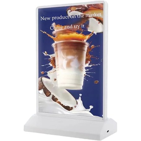 MOZ4dxy Caisson Lumineux publicitaire de Bureau A4