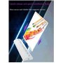 MOZ4dxy Caisson Lumineux publicitaire de Bureau A4, présentoir LED Double Face, Support de Panneau de Caisson Lumineux LED, Cadr